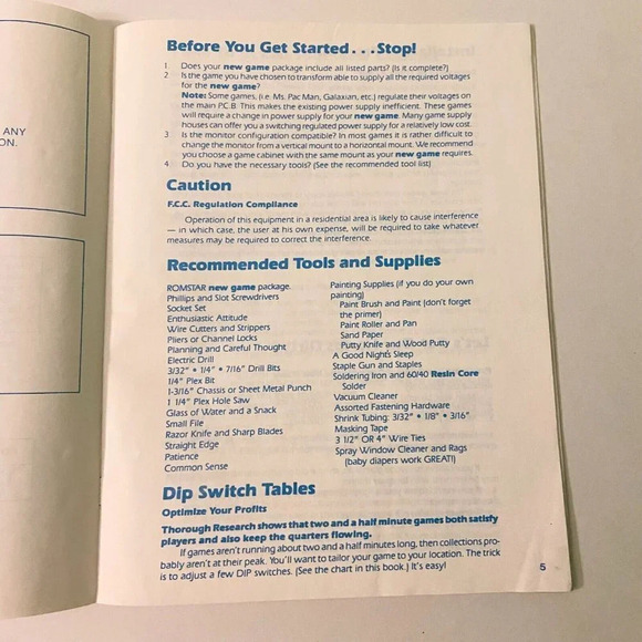 Vintage Snow Bros Nick and  Tom Romstar Inc Instruction Arcade Game Manual - Picture 8 of 16